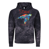 Cloud Black kauai hawaii watercolor sea turtle souvenir Vintage Hoodie - longCreatives