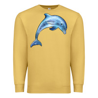 Antique Gold dolphin Premium Sweatshirt - BarkalooDesign