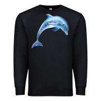 Black dolphin Premium Sweatshirt - BarkalooDesign