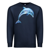 Navy dolphin Premium Sweatshirt - BarkalooDesign