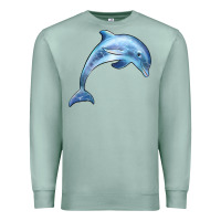 Seafoam dolphin Premium Sweatshirt - BarkalooDesign
