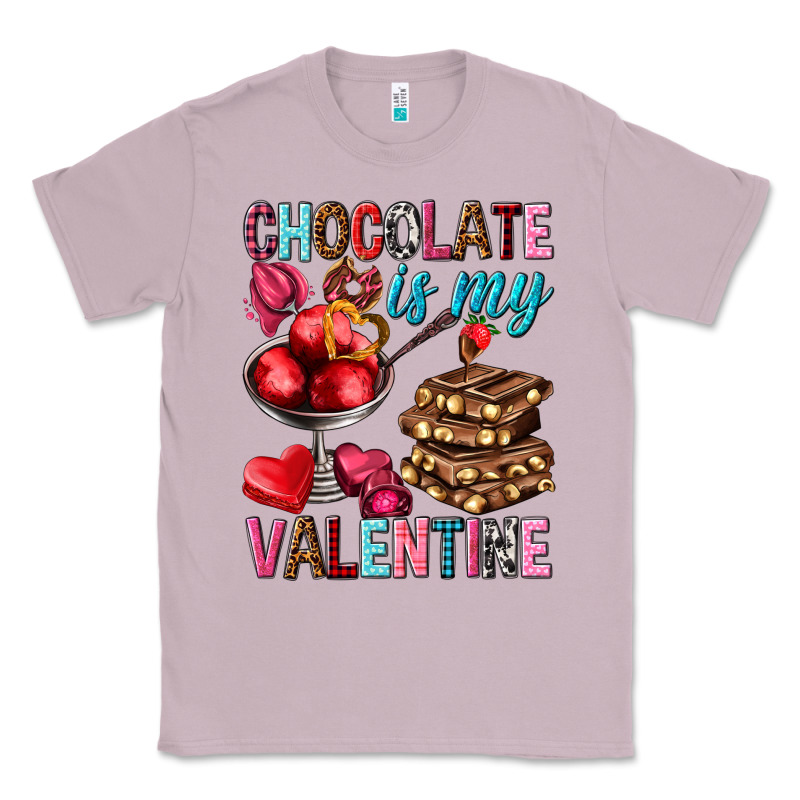 Chocolate Is My Valentine Valentine's Day Classic Tee by HowdyJamesFarm | Teevron