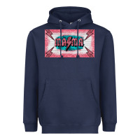 Navy western mama pink glitter Heavyweight Hoodie - BarkalooDesign