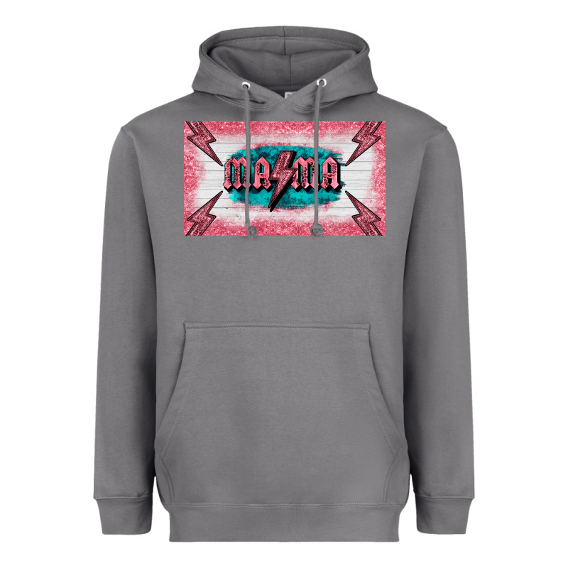 Western Mama Pink Glitter Heavyweight Hoodie by BarkalooDesign | Teevron