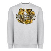 Heather Grey nurse Heavyweight Sweatshirt - SublimationCraftShop