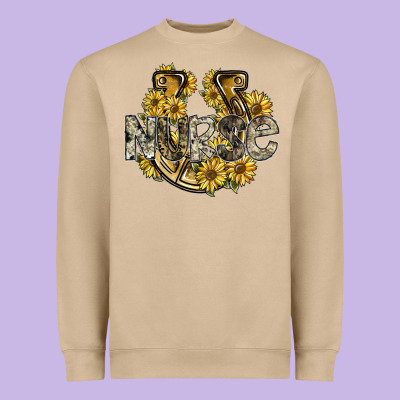 Nurse Heavyweight Sweatshirt Designed By Sublimationcraftshop