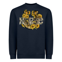 Navy nurse Heavyweight Sweatshirt - SublimationCraftShop