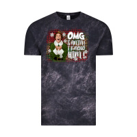 Cloud Black the elf omg santa Vintage Tee - CowGirlArtShop