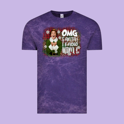 The Elf Omg Santa Vintage Tee Designed By Cowgirlartshop