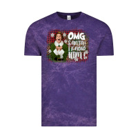 Cloud Purple the elf omg santa Vintage Tee - CowGirlArtShop