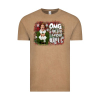 Vintage Coffee the elf omg santa Vintage Tee - CowGirlArtShop