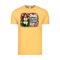 Vintage Mustard the elf omg santa Vintage Tee - CowGirlArtShop