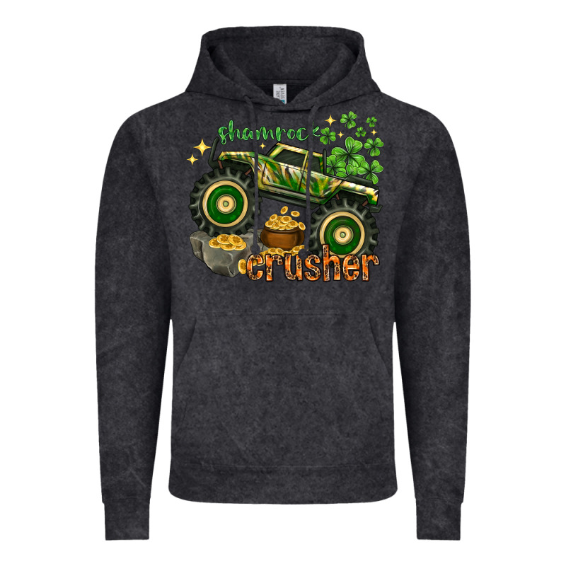 Shamrock Crusher St. Patrick's Day Vintage Hoodie by HowdyJamesFarm | Teevron