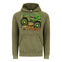 Vintage Olive shamrock crusher st. patrick's day Vintage Hoodie - HowdyJamesFarm