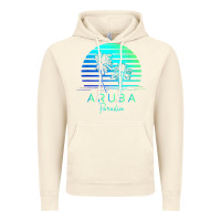 Vintage Artic Vintage Aruba Beach Tropical Vibes Vacation Souvenir Gift Vintage Hoodie - longCreatives