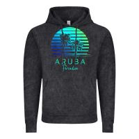 Vintage Black Vintage Aruba Beach Tropical Vibes Vacation Souvenir Gift Vintage Hoodie - longCreatives