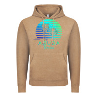 Vintage Coffee Vintage Aruba Beach Tropical Vibes Vacation Souvenir Gift Vintage Hoodie - longCreatives