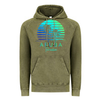Vintage Olive Vintage Aruba Beach Tropical Vibes Vacation Souvenir Gift Vintage Hoodie - longCreatives