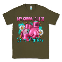 Army Green Breast Cancer my Goddaughter is a fighter Classic Tee - Artiststas