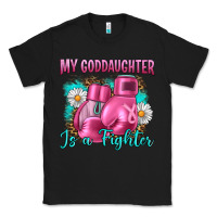 Black Breast Cancer my Goddaughter is a fighter Classic Tee - Artiststas