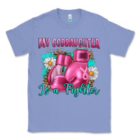 Colony Blue Breast Cancer my Goddaughter is a fighter Classic Tee - Artiststas