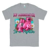 Heather Grey Breast Cancer my Goddaughter is a fighter Classic Tee - Artiststas