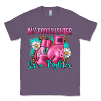 Lavender Breast Cancer my Goddaughter is a fighter Classic Tee - Artiststas