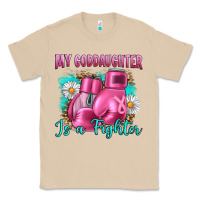 Mushroom Breast Cancer my Goddaughter is a fighter Classic Tee - Artiststas