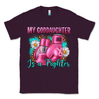Plum Breast Cancer my Goddaughter is a fighter Classic Tee - Artiststas