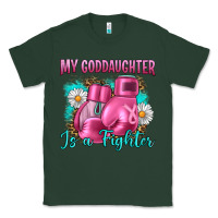 Sports Green Breast Cancer my Goddaughter is a fighter Classic Tee - Artiststas