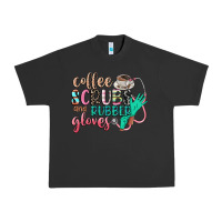Pigment Black coffee scrubs and rubber gloves Urban Heavy Tee - CowGirlArtShop