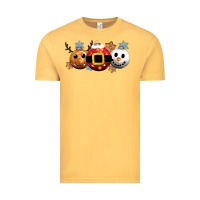 Vintage Mustard christmas Vintage Tee - CowGirlArtShop