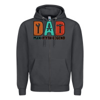 Smoke dad man myth legend Zipper Hoodie - Artiststas