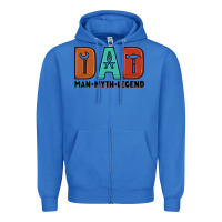 True Royal dad man myth legend Zipper Hoodie - Artiststas