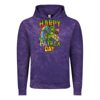 Cloud Purple Happy St. Patrex Day Vintage Hoodie - CowGirlArtShop