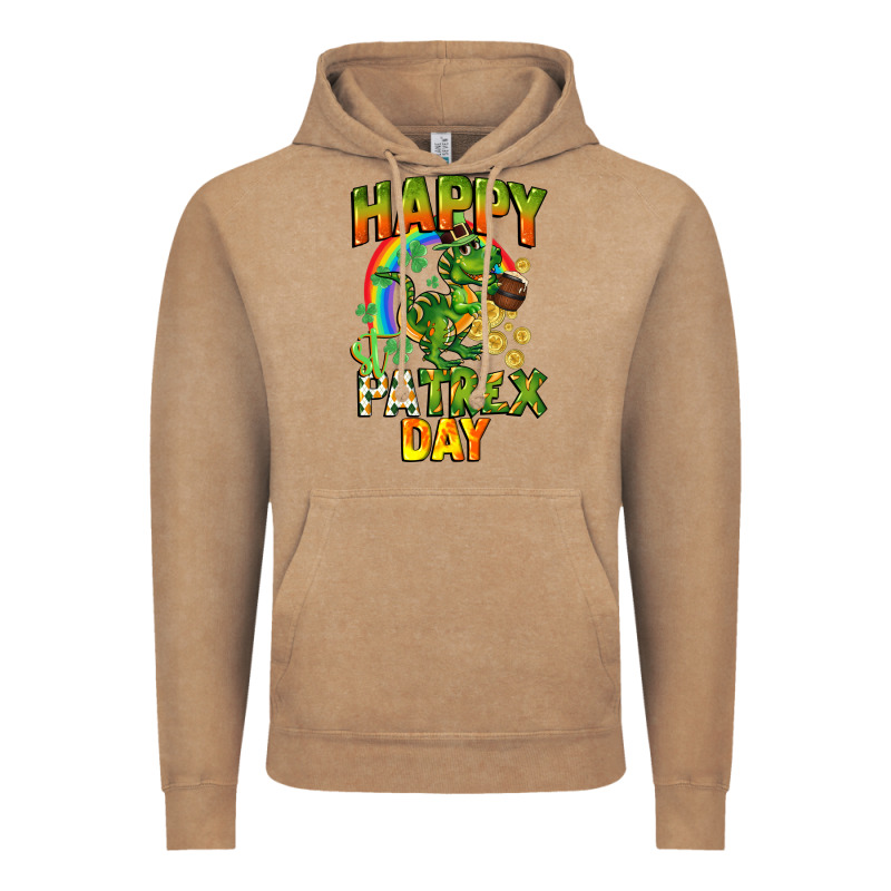 Happy St. Patrex Day Vintage Hoodie by CowGirlArtShop | Teevron