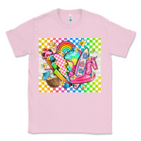 Bubblegum Pink retro summer Classic Tee - TumblerDesignByShophia