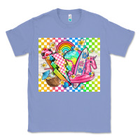 Colony Blue retro summer Classic Tee - TumblerDesignByShophia