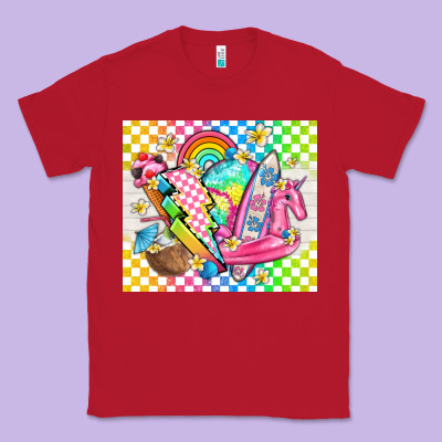 Retro Summer Classic Tee Designed By Tumblerdesignbyshophia