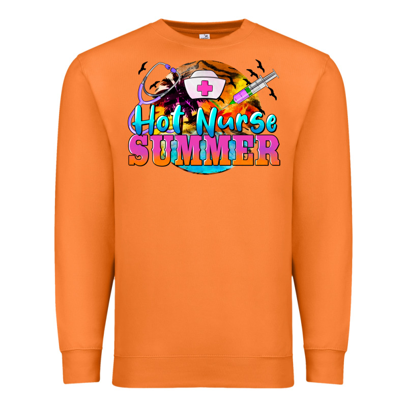 Hot Nurse Summer Premium Sweatshirt by BarkalooDesign | Teevron