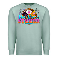 Seafoam hot nurse summer Premium Sweatshirt - BarkalooDesign