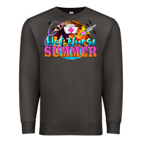 Smoke hot nurse summer Premium Sweatshirt - BarkalooDesign