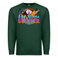 Sports Green hot nurse summer Premium Sweatshirt - BarkalooDesign