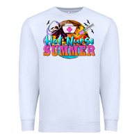 White hot nurse summer Premium Sweatshirt - BarkalooDesign