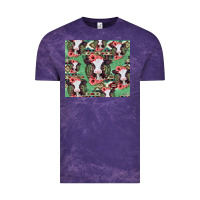 Cloud Purple baby cow floral aztec tumbler Vintage Tee - Jasminsmagicworld