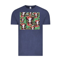 Vintage Denim baby cow floral aztec tumbler Vintage Tee - Jasminsmagicworld