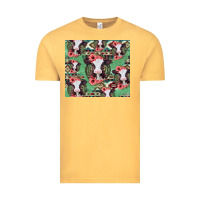 Vintage Mustard baby cow floral aztec tumbler Vintage Tee - Jasminsmagicworld