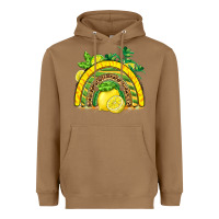Toasted Coconut lemon  rainbow Heavyweight Hoodie - BarkalooDesign
