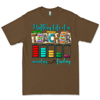 Cacao battery life of a teacher monday friday Premium Tee - NancyCooperArtShop