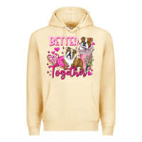 Pina Colada Be Mine Valentine Dog Premium Hoodie - CowhideDigitalArt